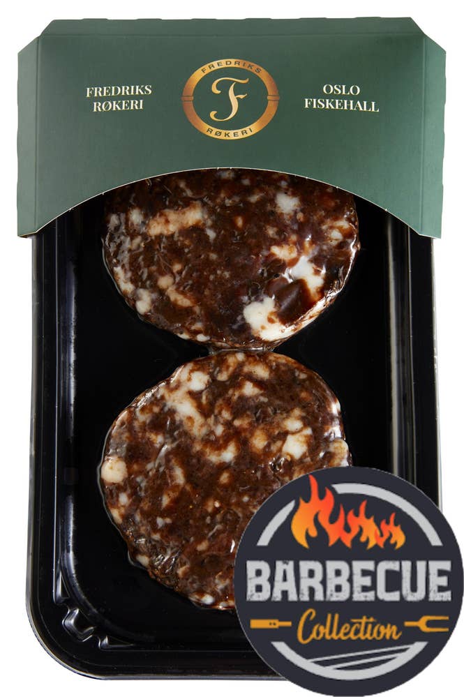 Fredriks Røkeri Juicy hvalburger 2x95g
