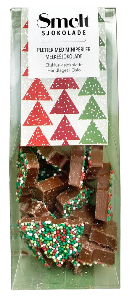 Smelt Pletter juletrær med miniperler