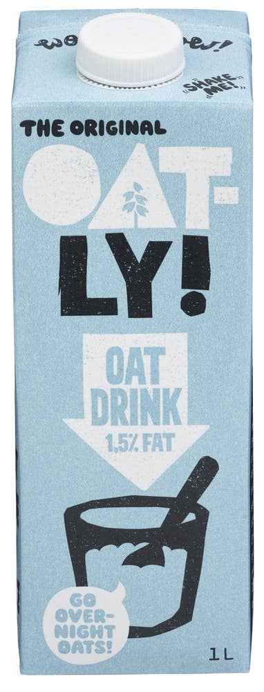 OATLY Havredrikk kalsium 1,5% fett