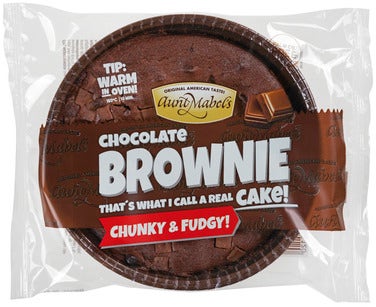 Aunt Mabels Chocolate Brownie Cake