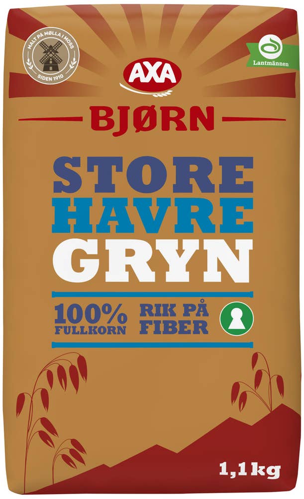 Axa Bjørn Havregryn Store