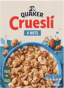 Quaker Cruesli 4 Nuts Granola