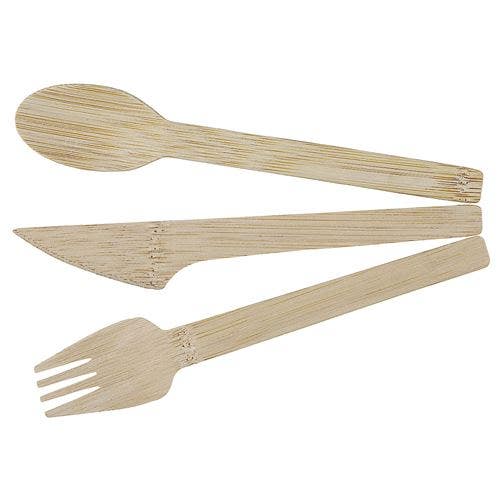 Clas Ohlson Trebestikk, gafler, kniver og skjeer 18 deler, 6 av hver