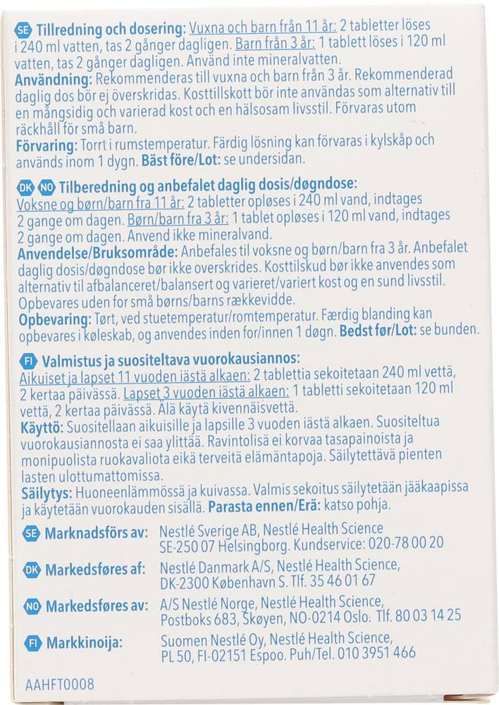 Resorb Væskeerstatning med appelsinsmak 20 tabletter