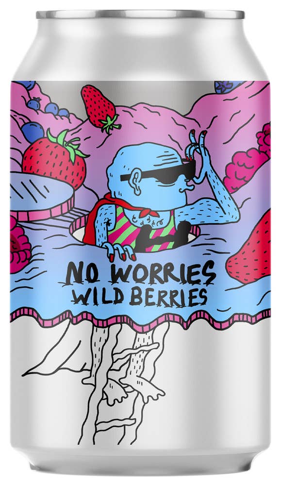 Lervig No Worries Wild Berries Alkoholfri