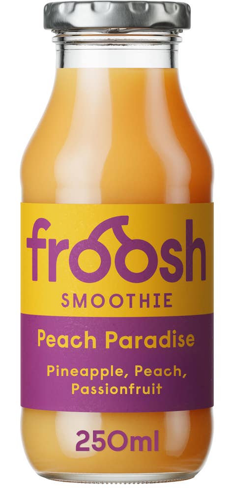 Froosh Smoothie fersken & pasjonsfrukt