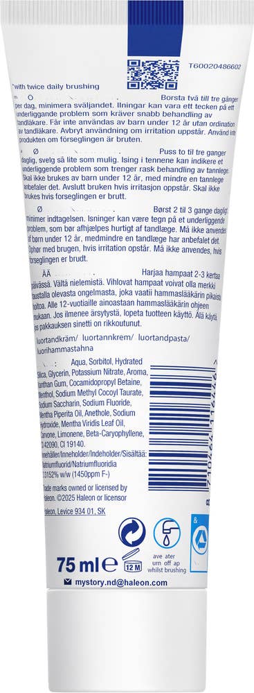Sensodyne Tannkrem Original