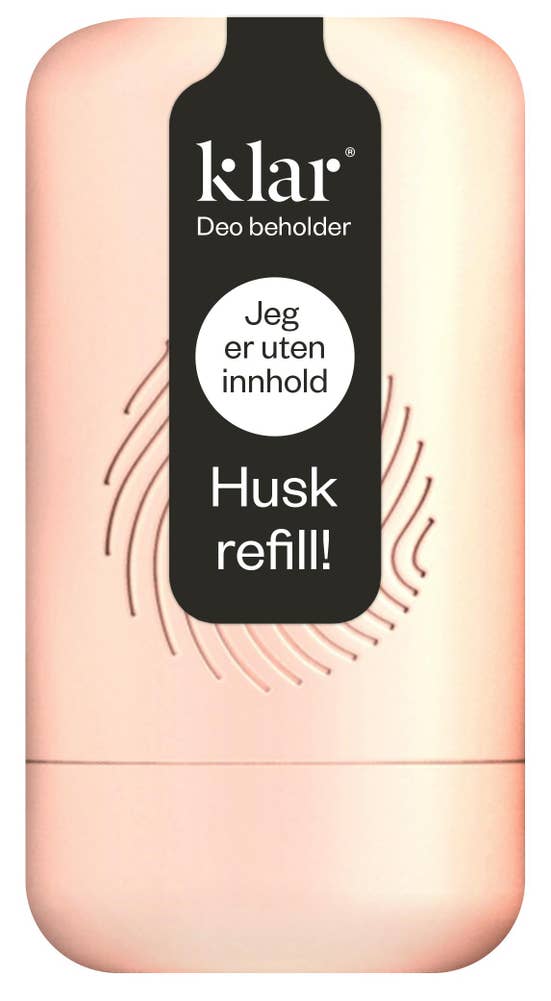 Klar Roll-on-beholder Pudderrosa