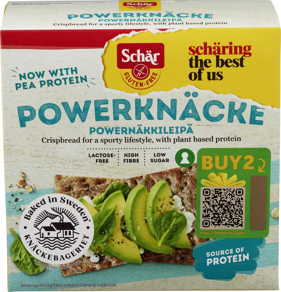 Glutenfri Powerknäcke 225 g