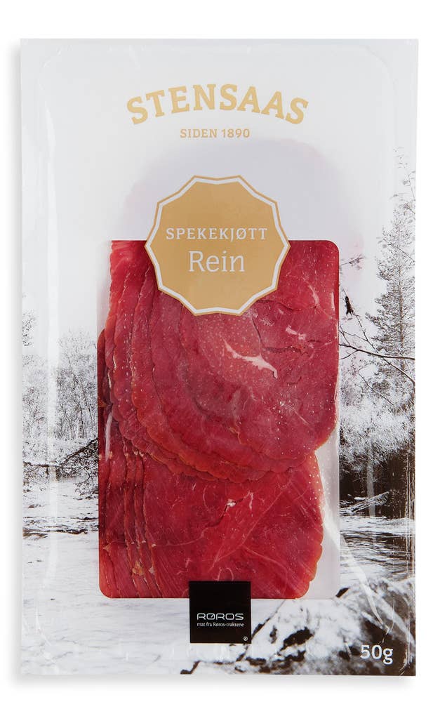 Stensaas Spekekjøtt av reinsdyr I skiver