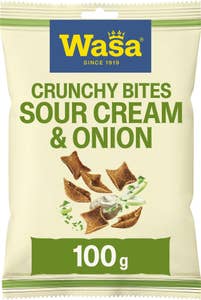 Wasa Crunchy Bites Sour Cream & Onion