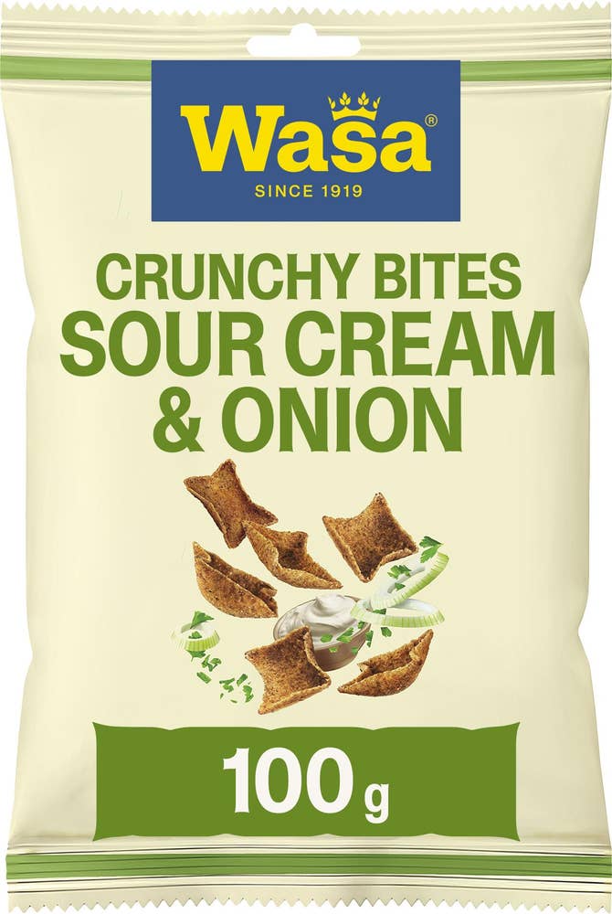 Crunchy Bites Sour Cream & Onion 100 g