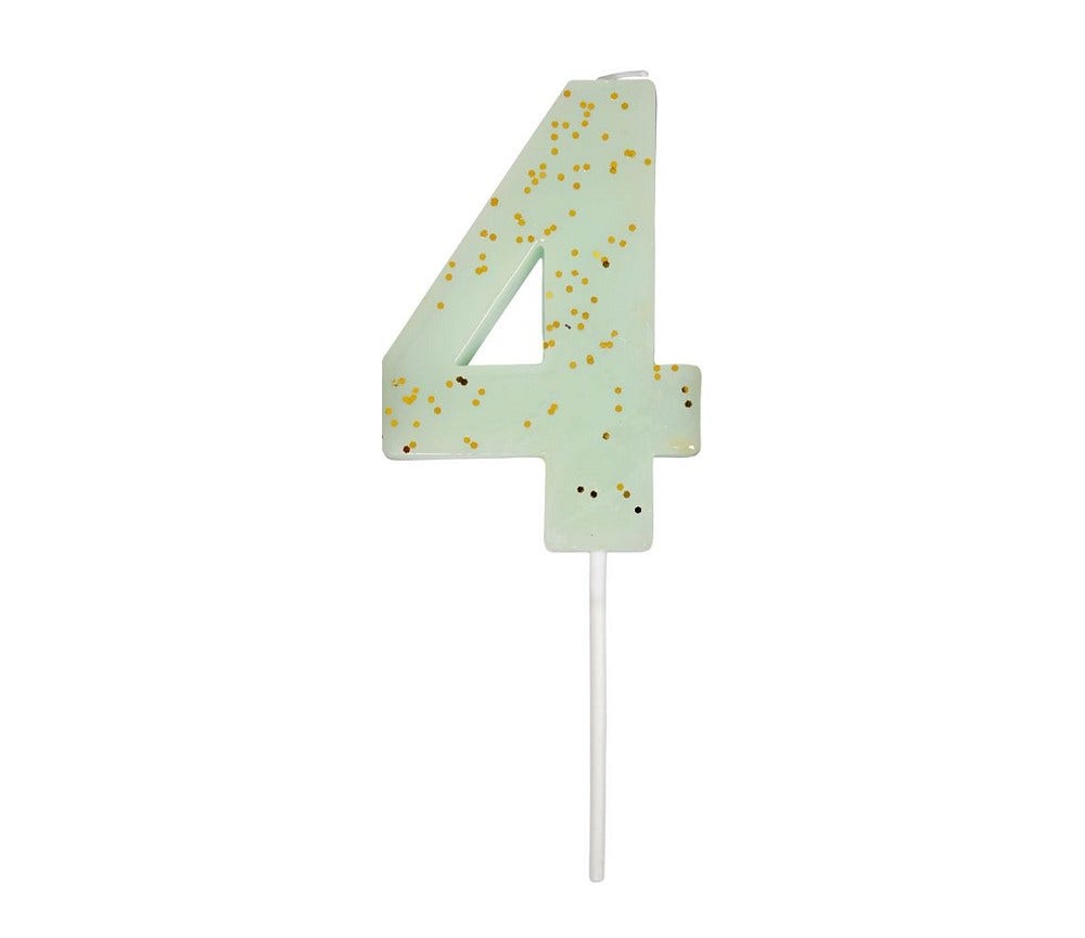 Sprell Stort kakelys med 4-tall