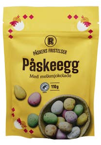 R Påskekuler med sjokolade