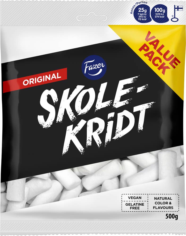Fazer Skolekridt Value Pack