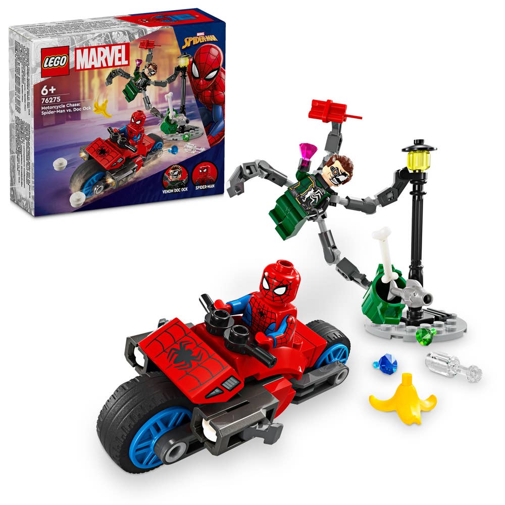 Sprell LEGO® Marvel Motorcycle Chase: Spider-Man vs. Doc Ock