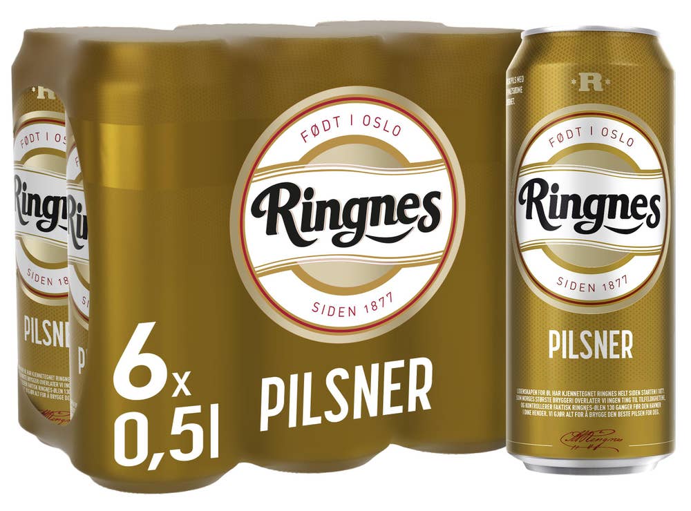 Ringnes Pilsner 6 x 0,5l