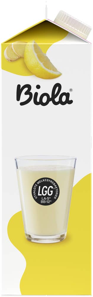 TINE Biola® yoghurtdrikk sitron & ingefær
