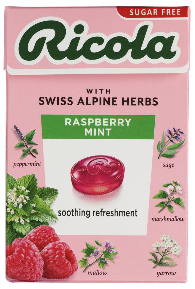 Ricola Raspberry Mint sukkerfri