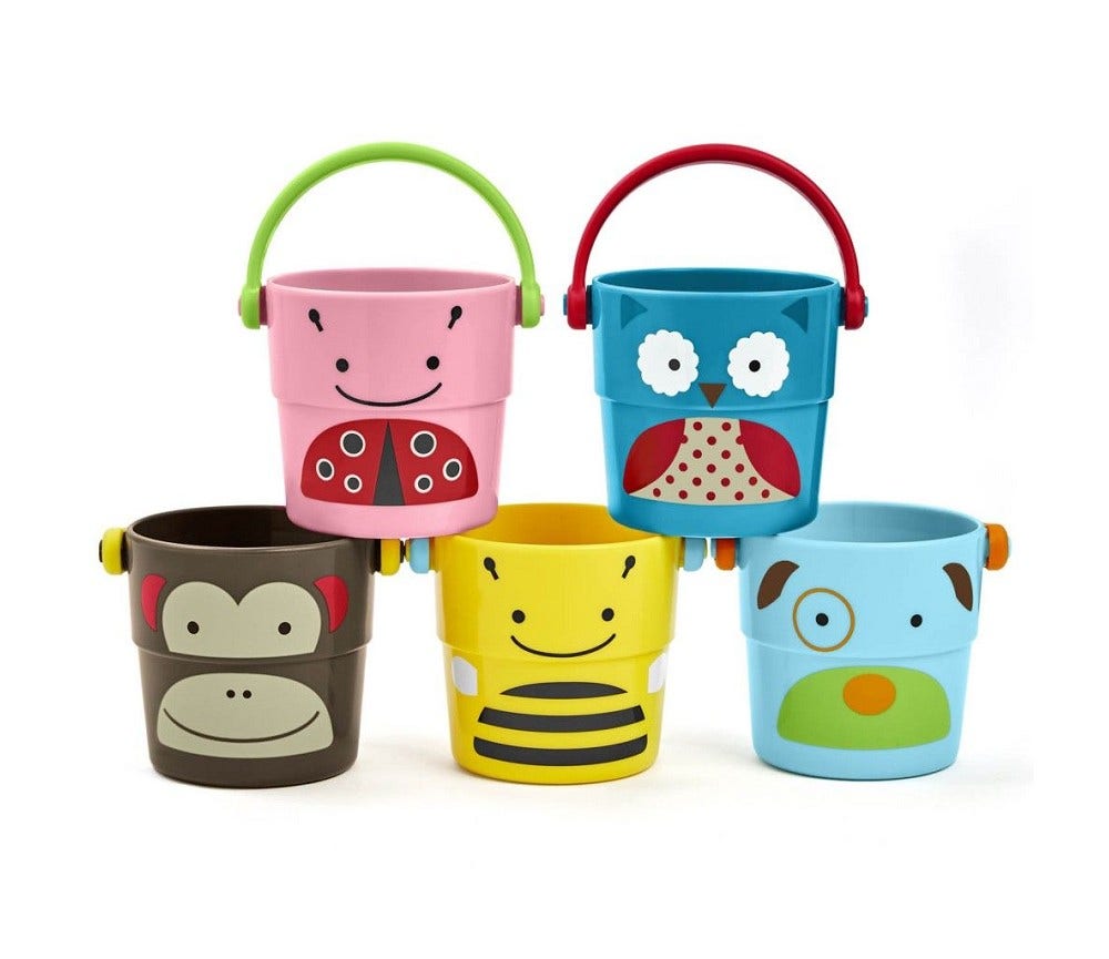 Sprell Badeleke 5 små bøtter