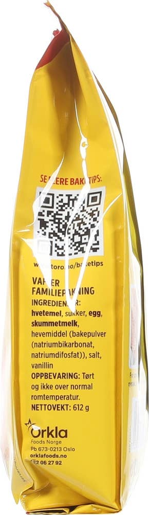 Toro Vafler Familiepakning