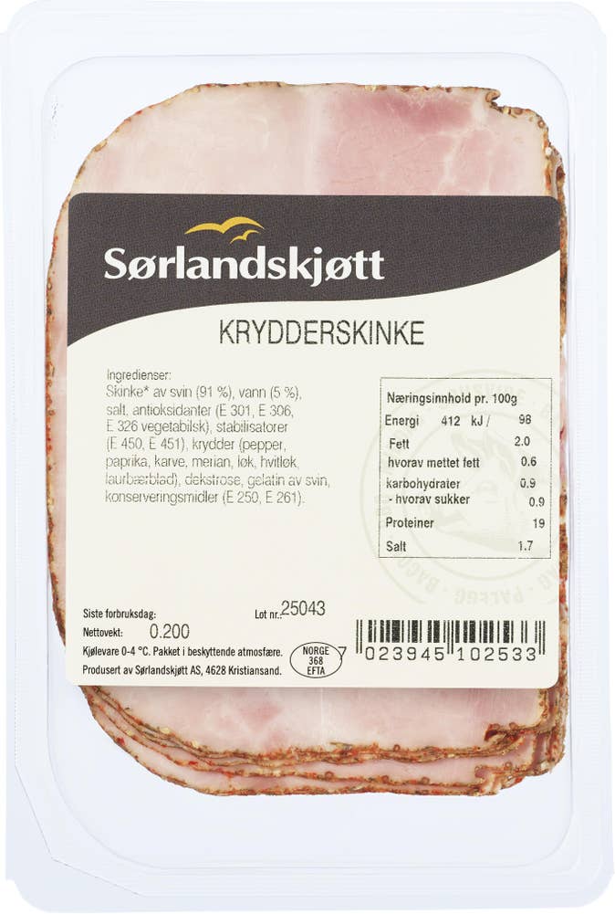 Sørlandskjøtt Krydderskinke