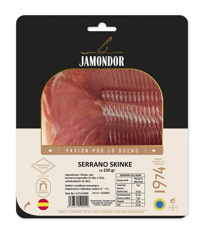 JAMONDUL Serrano skinke