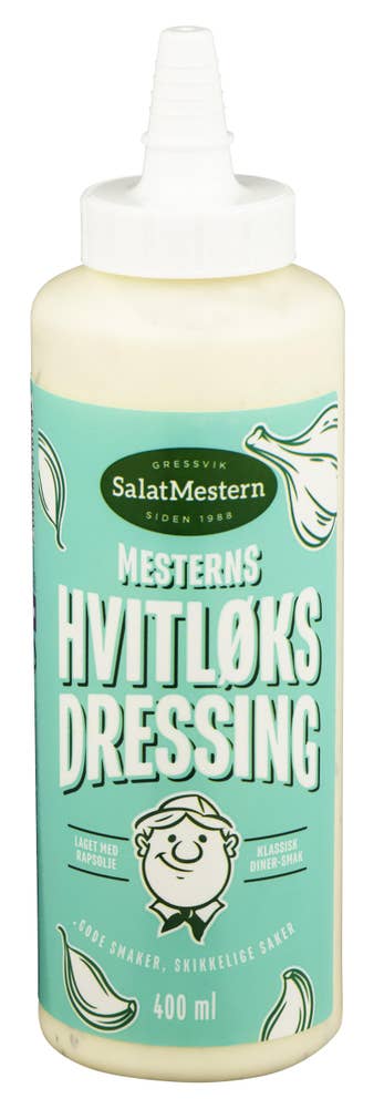 Salatmester'n Hvitløksdressing
