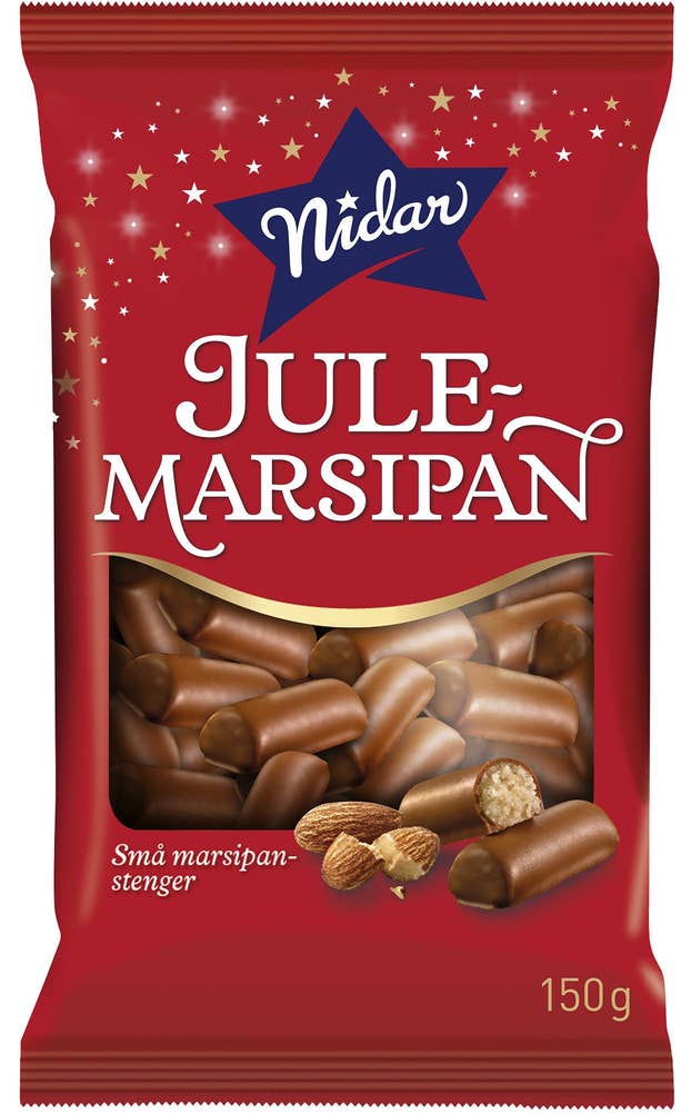 Nidar Julemarsipan Småstenger