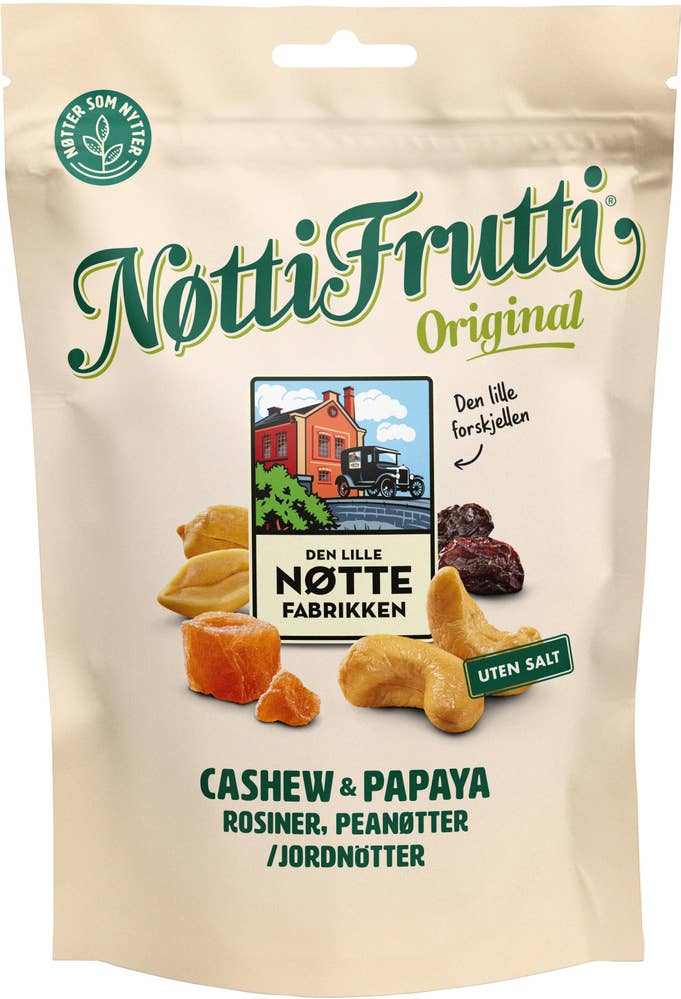 Den Lille Nøttefabrikken Nøtti Frutti Usaltet