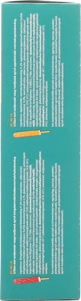 Eventyr Is Spinnvill bringebær & appelsin 6 stk