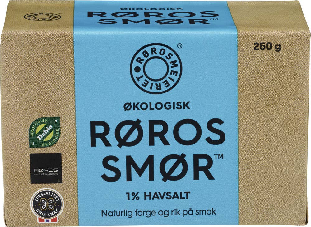 Rørosmeieriet Økologisk rørossmør havsalt 1%