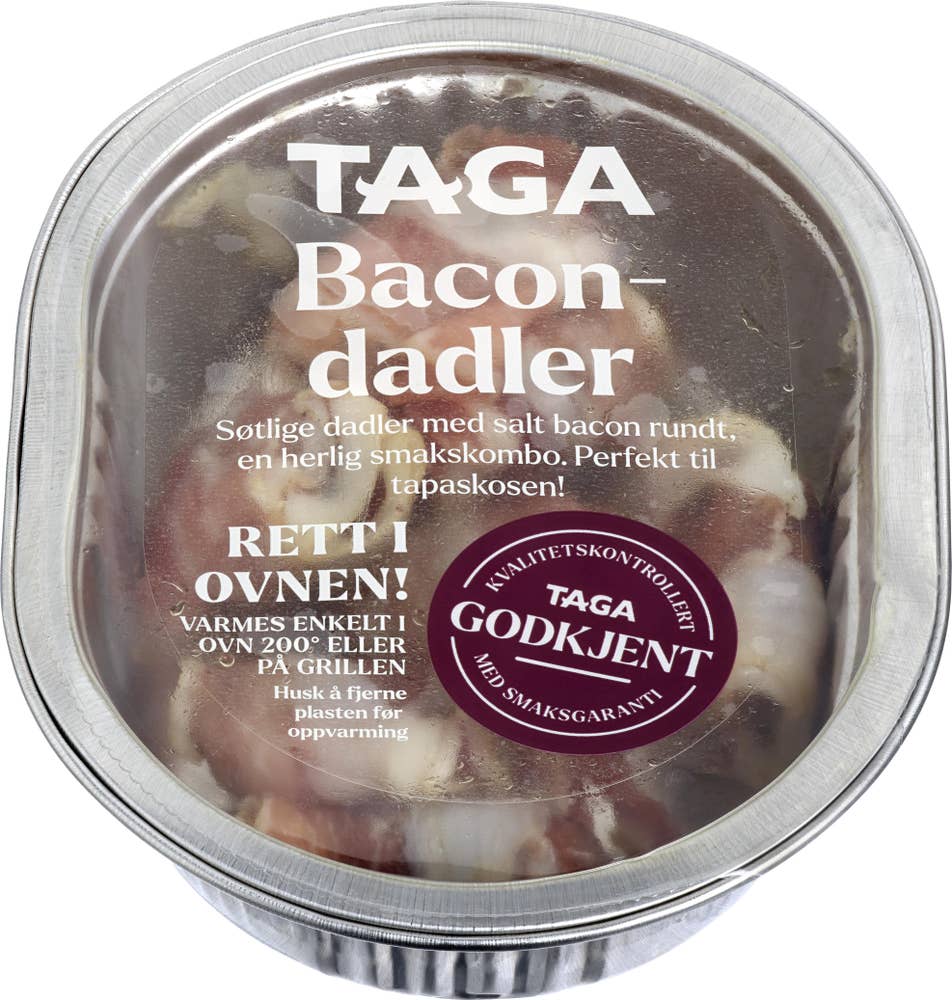 Taga Bacondadler Rett i ovnen/ på grillen