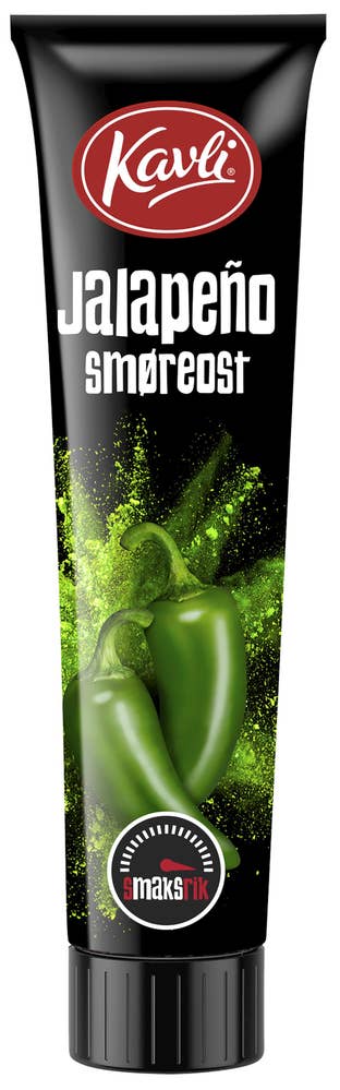 Kavli Jalapeño smøreost Tube