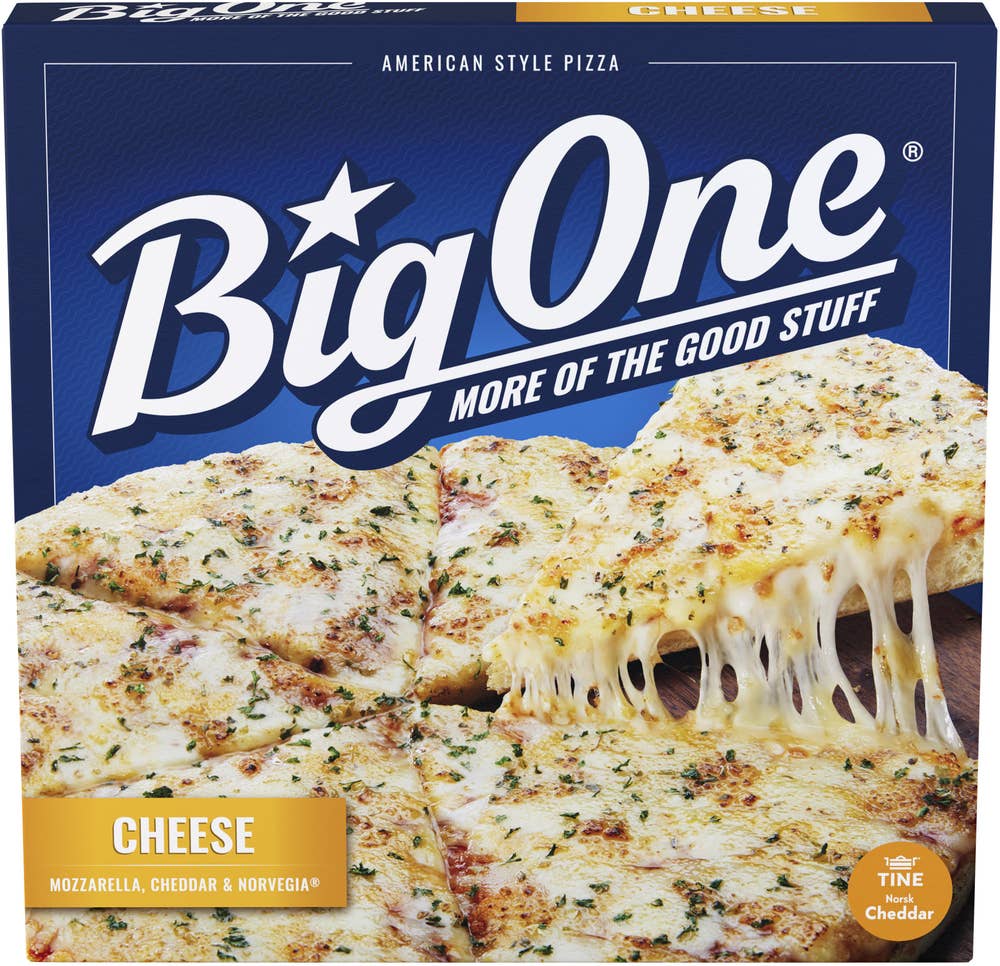 Big One Cheese Pizza Maks 10 per kunde, 530 g