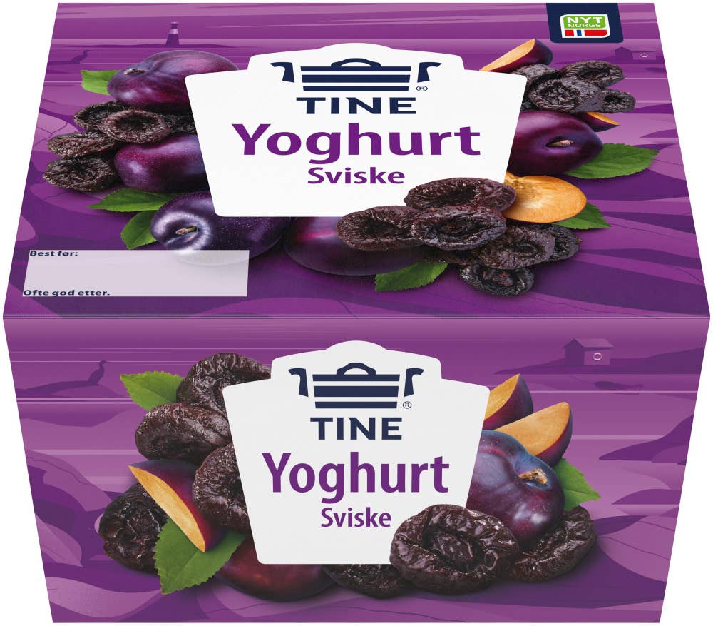 TINE Yoghurt sviske 4x150g
