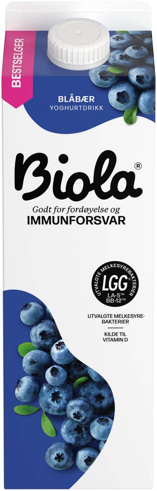 TINE Biola® yoghurtdrikk blåbær