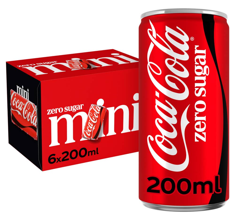 Coca-Cola Zero Sugar 6 x 200 ml
