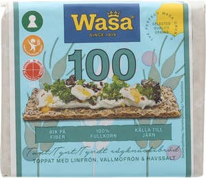Wasa Knekkebrød 100 Frø & Havsalt