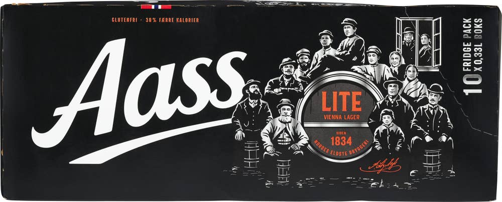 Aass Bryggeri Aass Lite fridgepack 10 x 0,33L