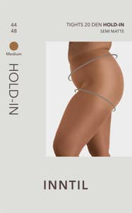 Inntil Strømpebukse Hold-in 20 DEN Medium, str. 44-48, semi-matt