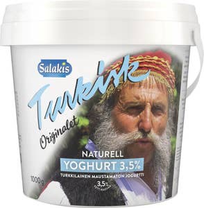 SALAKIS Tyrkisk Lettyoghurt 3,5% 1 kg