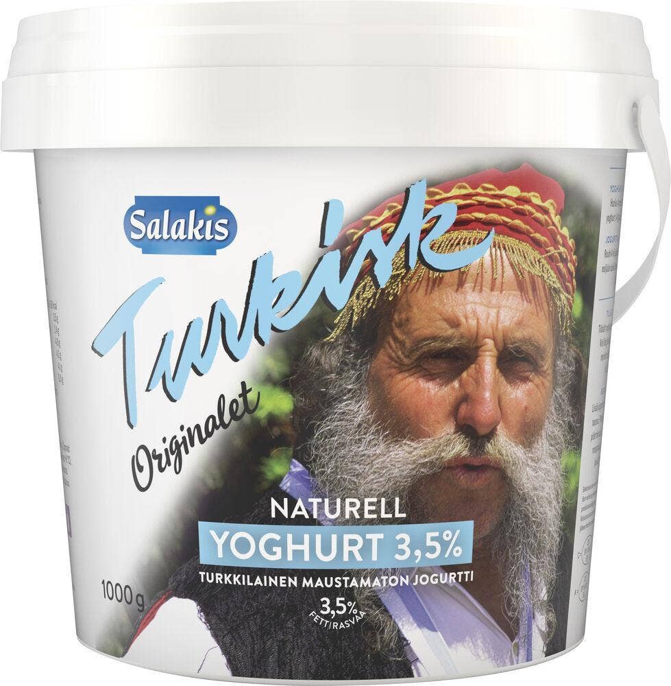 SALAKIS Tyrkisk Lettyoghurt 3,5% 1 kg