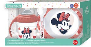 Magic Store Minnie Mouse spisesett til baby 3 deler