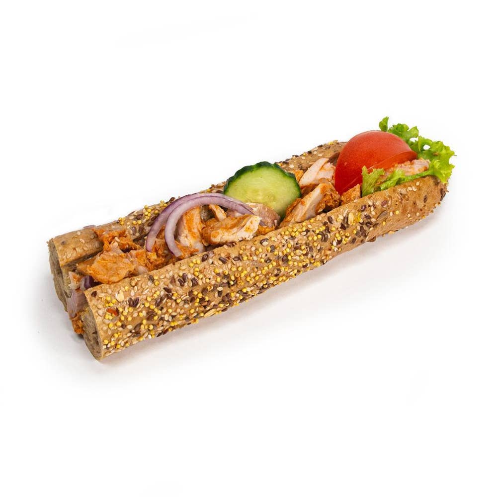 Norgescatering Grov baguette med kylling og currymajones
