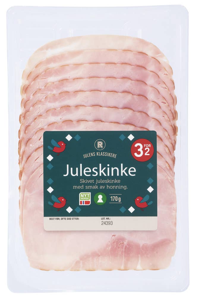 R Julens Klassiker juleskine med honning Skivet