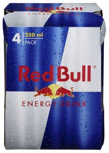 Red Bull Energidrikk 4x250 ml