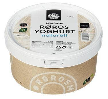 Rørosyoghurt naturell Økologisk
