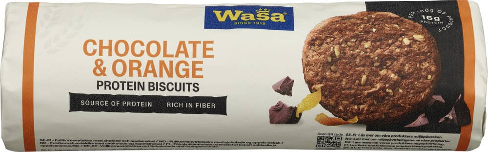Wasa Proteinkjeks Chocolate & Orange