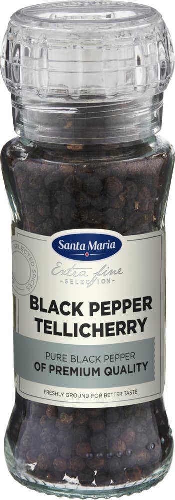 Santa Maria Black Pepper Tellicherry Med kvern